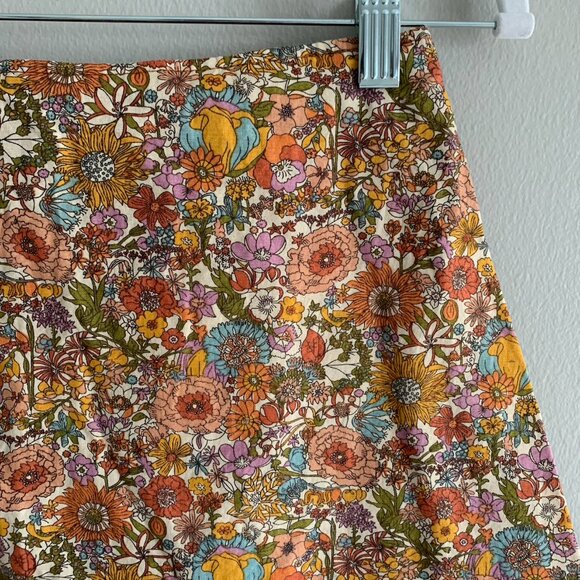 NINE LIVES BAZAAR Liberty Floral Mini Skirt - Picture 2 of 3